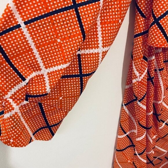 ASOS DESIGN Maxi Dress 0 Wrap Textured Check Sheer Slit Fall Photoshoot Party - Picture 10 of 12